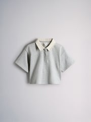 The Set 3 Pack Relaxed Short Sleeve Rugby Shirts Grey /Ecru Stripe/Burgandy - Image 11 of 13