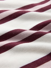The Set 3 Pack Relaxed Short Sleeve Rugby Shirts Grey /Ecru Stripe/Burgandy - Image 13 of 13