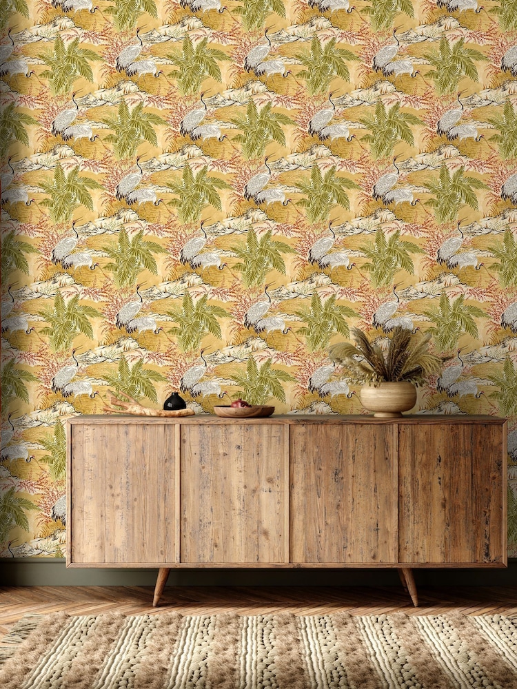 Ohpopsi Mimosa Gold Kansho 10M Wallpaper - Image 1 of 2 Ohpopsi Mimosa Gold Kansho 10M Wallpaper - Image 1 of 2