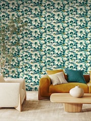 Ohpopsi Peacock Suiren 10M Wallpaper - Image 1 of 2