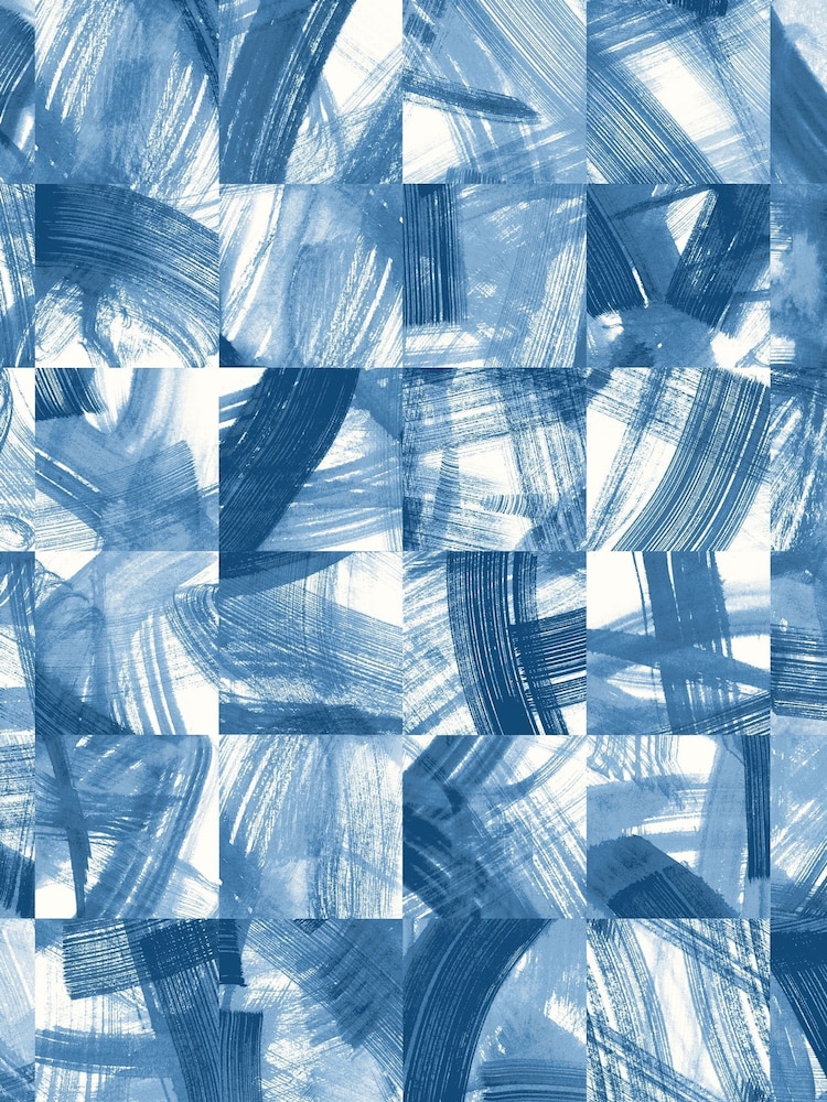 Ohpopsi Electric Blue Maku 10M Wallpaper - Image 2 of 2 Ohpopsi Electric Blue Maku 10M Wallpaper - Image 2 of 2