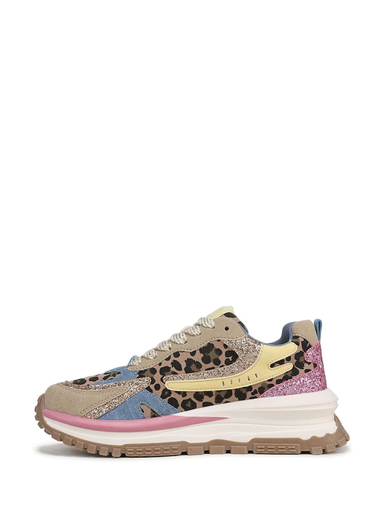 Blowfish Malibu Blue Leo Lace-Up Regular Fit Trainers - Image 2 of 7 Blowfish Malibu Blue Leo Lace-Up Regular Fit Trainers - Image 2 of 7