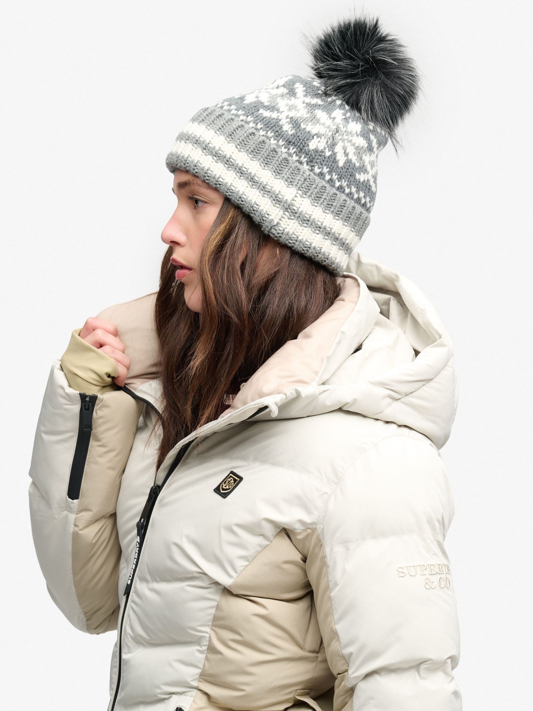 Superdry Women's Gris Hat Outdoors - Image 2
