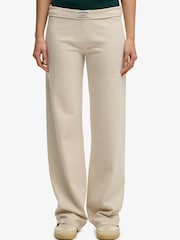 Superdry Natural Ath Ess Fold Over Joggers - Image 1 of 8