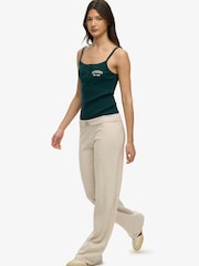 Superdry Natural Ath Ess Fold Over Joggers - Image 2 of 8