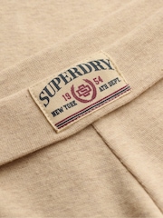 Superdry Natural Ath Ess Fold Over Joggers - Image 8 of 8
