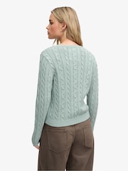 Superdry Mint Green Essentials Cable Jumper - Image 5 of 5