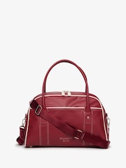 Superdry Red Vintage Bowling Bag - Image 3 of 7