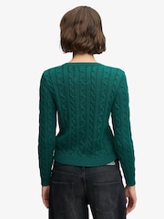 Superdry Green Essentials Cable Jumper - Image 5 of 7