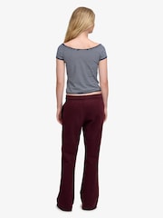 Superdry Red Athletic Embroidered Flare Jogger - Image 3 of 7