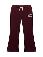 Superdry Red Athletic Embroidered Flare Jogger - Image 6 of 7
