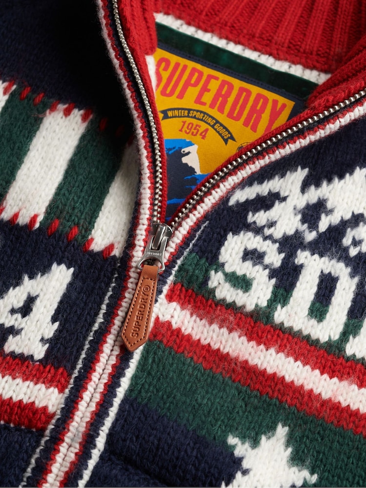 Superdry Statement Alpine Knit Jumper - תמונה 6 מתוך 6 Superdry Statement Alpine Knit Jumper - תמונה 6 מתוך 6