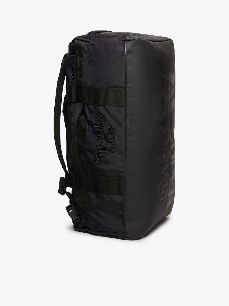 Superdry Black Outdoor Weekender Bag - Image 2 of 5 Superdry Black Outdoor Weekender Bag - Image 2 of 5