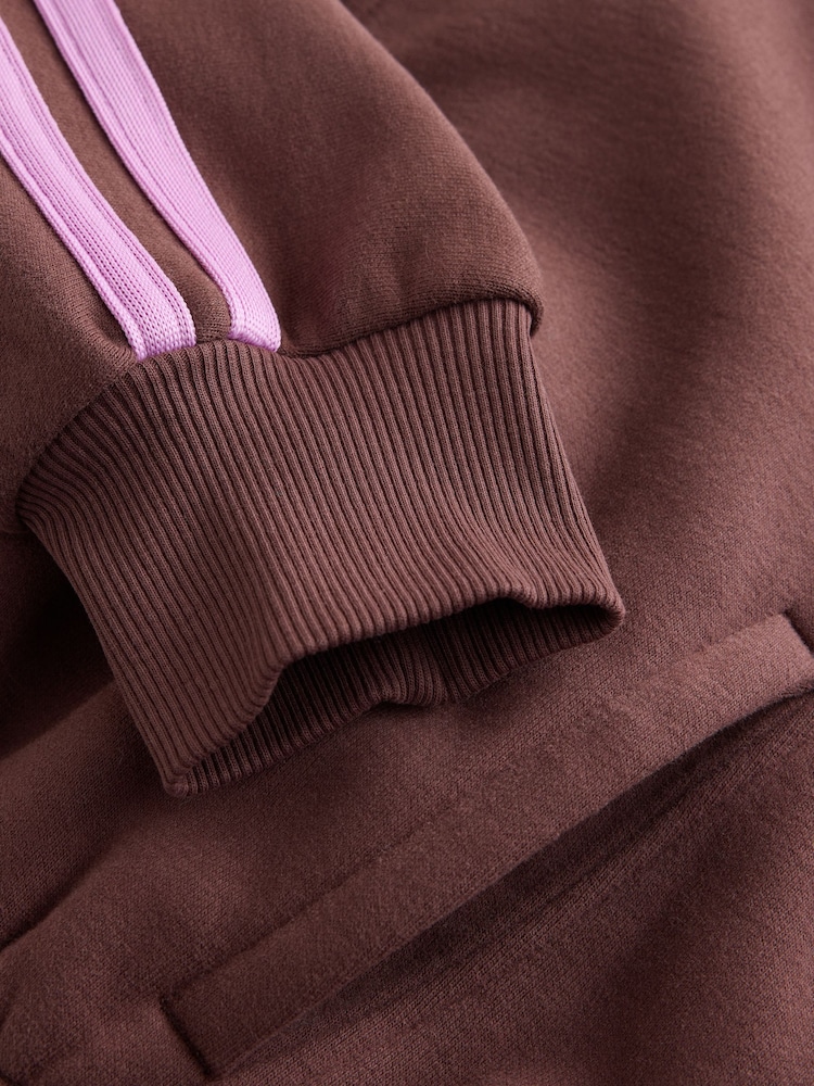 Brown/Pink Zip Through Sweatshirt (3-16yrs) - Image 8 of 8 Brown/Pink Zip Through Sweatshirt (3-16yrs) - Image 8 of 8