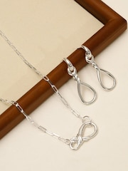 Inicio Silver Tone Infinity Clasp Necklace - Gift Pouch - Image 4 of 4