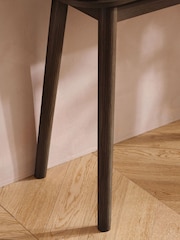 Birlea Walnut Axel Oak Effect Fluted Console Table - Image 6 of 9