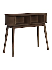 Birlea Walnut Axel Oak Effect Fluted Console Table - Image 7 of 9