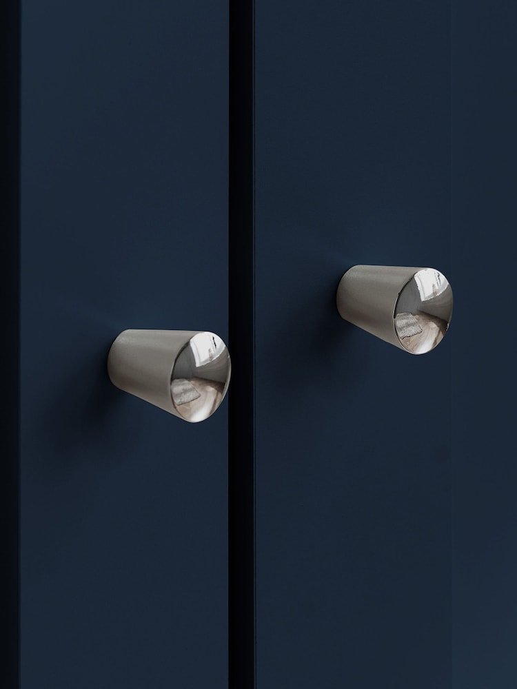 Birlea Navy Blue Highgate 3 Door 2 Drawer Sideboard - Image 2 of 6