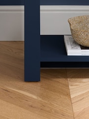 Birlea Navy Blue Highgate 2 Drawer Console Table - Image 4 of 5