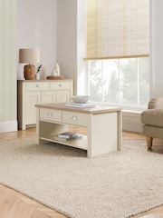 Birlea Cream Highgate 2 Drawer Coffee Table - Image 1 of 3