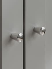 Birlea Grey Highgate 3 Door 2 Drawer Sideboard - Image 3 of 6