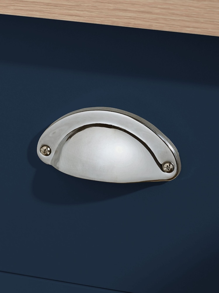 Birlea Navy Blue Highgate Corner TV Unit - Image 2 of 5