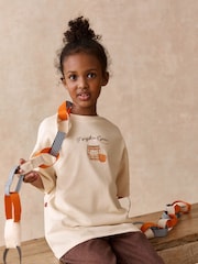 Ecru Pumpkin T-Shirt (3-16yrs) - Image 2 of 8