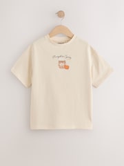 Ecru Pumpkin T-Shirt (3-16yrs) - Image 5 of 8