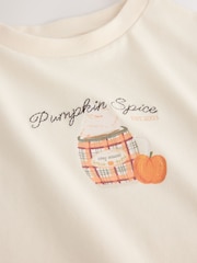 Ecru Pumpkin T-Shirt (3-16yrs) - Image 7 of 8