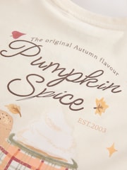 Ecru Pumpkin T-Shirt (3-16yrs) - Image 8 of 8