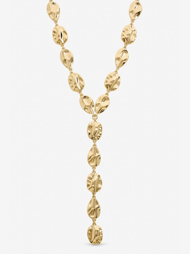 Mood Polished Molten Y-Drop Halskæde - Billede 1 af 1