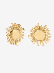 Mood Gold Tone Sun Stud Earrings - Image 1 of 4
