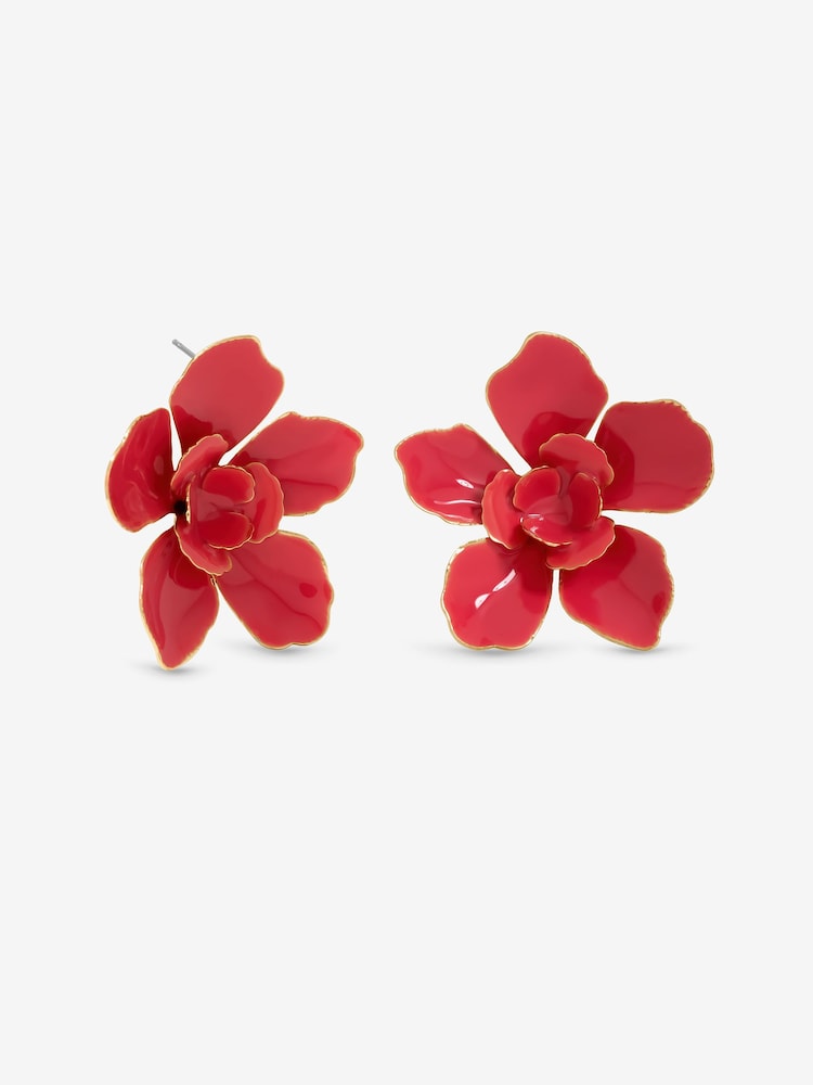 Mood Pink Floral Earrings - Bild 1 von 1