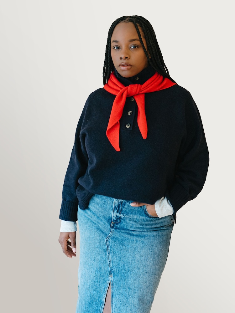 TBCo Merino Triangle Scarf - Image 2 of 4