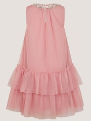 Monsoon Pink Alex Sequin Swing Party Dress - Image 2 of 3