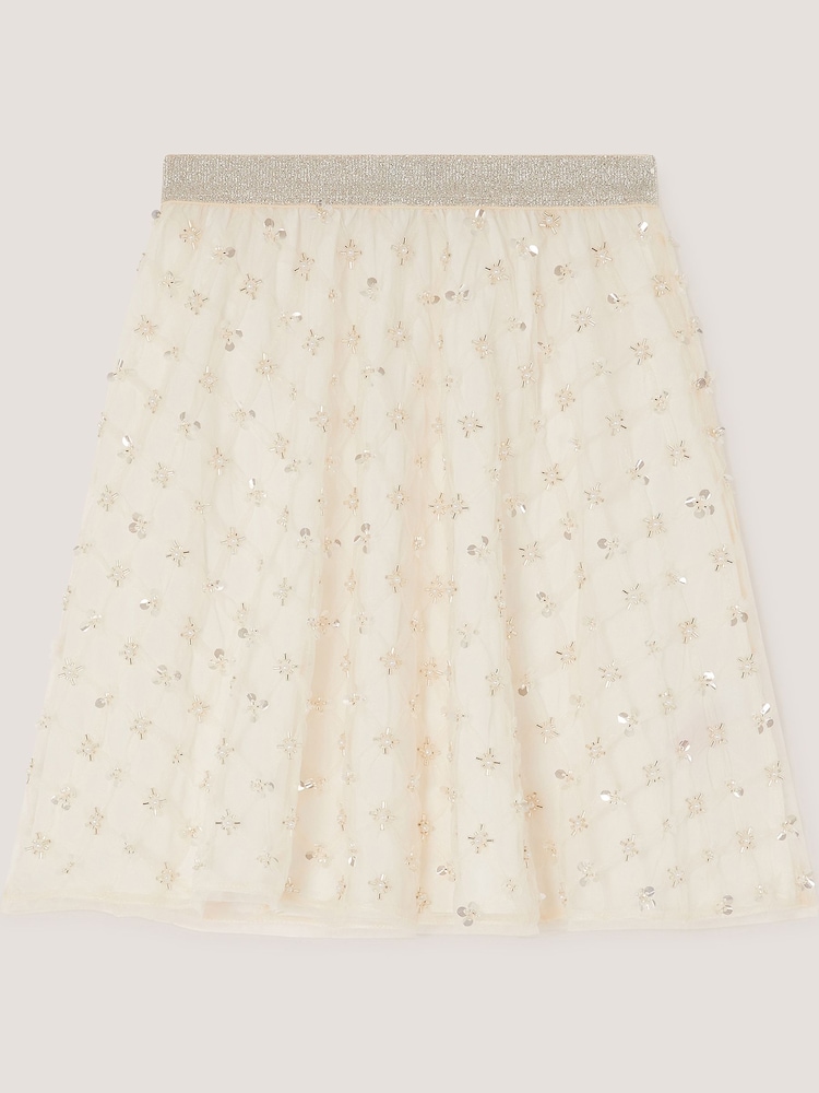 Monsoon Gracie 珍珠装饰半身裙 - 4的图像2｝