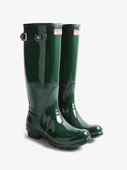 Hunter Green Original Tall Wellies - Image 4 of 8