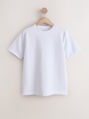 Brown/Pink/Ecru Stripe Heavyweight Basic T-Shirts 3 Pack - Image 7 of 10