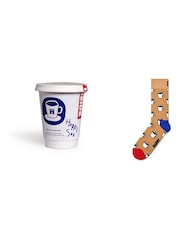 Happy Socks White Happy Socks 1-Pack Coffee Cup Gift Set - Image 1 of 3