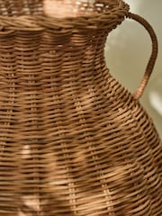 Laura Ashley Natural Wicker Large Vase - Image 4 of 5