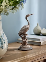 Laura Ashley Silver Crane Ornament - Image 1 of 4