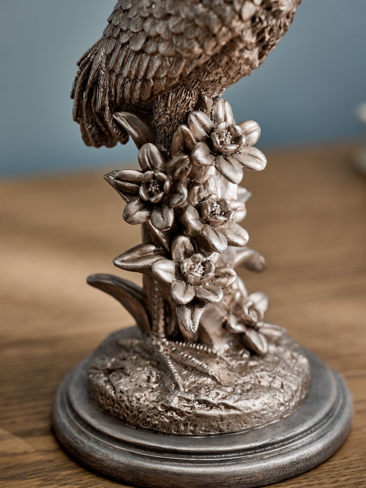 Laura Ashley Silver Crane Ornament - Image 2 of 4