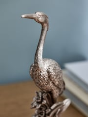 Laura Ashley Silver Crane Ornament - Image 3 of 4