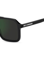 BOSS Black Square Double Bridge Sunglasses - Image 3 of 4
