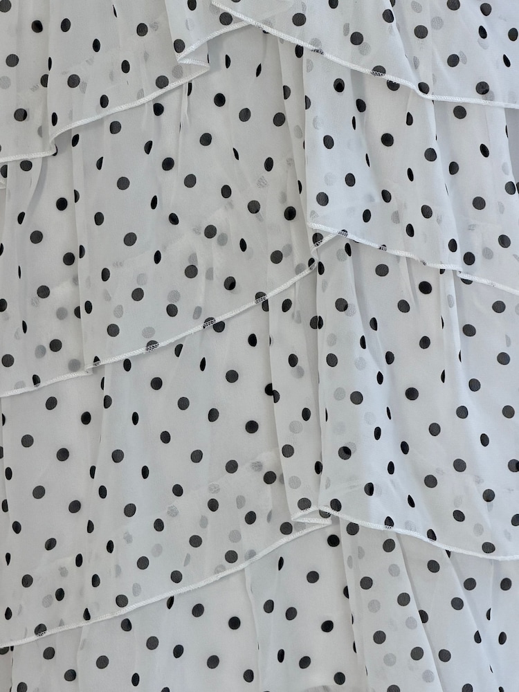 Girl In Mind Cassia Layered Frill Midi Dress - Imagen 6 de 6