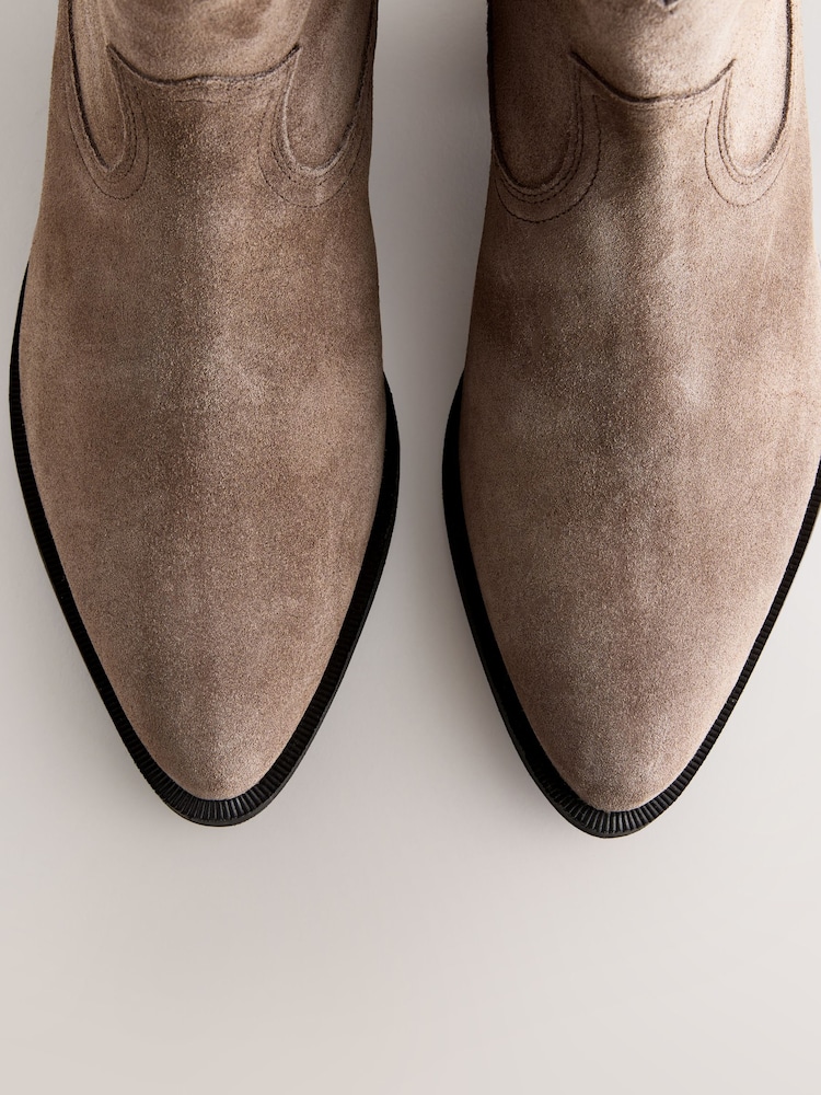 Mink Brown Forever Comfort® Western Style Boots - Image 10 of 10