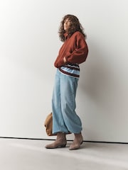 Mink Brown Forever Comfort® Western Style Boots - Image 2 of 10