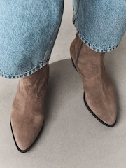 Mink Brown Forever Comfort® Western Style Boots - Image 4 of 10