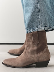 Mink Brown Forever Comfort® Western Style Boots - Image 5 of 10