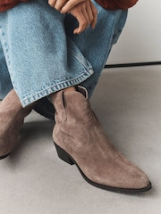 Mink Brown Forever Comfort® Western Style Boots - Image 6 of 10